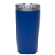 aerial view a blue stormy 20 oz double wall stainless steel tumbler, image 1 of 2