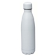 aerial view a white palermo i 17 oz double wall stainless steel vacuum bottle, image 1 of 2