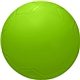 a neon green 4 mini vinyl soccer ball