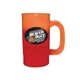 a orange to tropical red mood(tm) 14 oz beer stein (1 side), full color digital