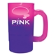 a pink to purple mood(tm) 14 oz beer stein (2 side), full color digital