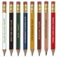 a group of golf pencil (hex with eraser)