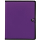 aerial view a purple 5 section polypro portfolio, image 1 of 2