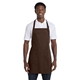 aerial view a coffee bean port authority(r) full - length apron with pockets, image 1 of 4