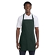 aerial view a hunter port authority(r) full - length apron with pockets, image 1 of 4