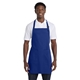 aerial view a royal port authority(r) full - length apron with pockets, image 1 of 4