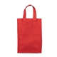 aerial view a red 6-1/2w x 9h x 3 gusset - bag - it value priced lightweight lunch tote bag, image 1 of 16