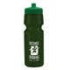 a eco dark green bottle & green lid the cyclist - 24 oz bike bottle
