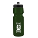 aerial view a eco dark green bottle & black lid the cyclist - 24 oz bike bottle, image 1 of 2