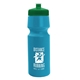 a cyan bottle & green lid the cyclist - 24 oz bike bottle