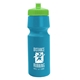 a cyan bottle & lime green lid the cyclist - 24 oz bike bottle