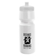 a white bottle & white lid the cyclist - 24 oz bike bottle