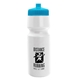 a white bottle & cyan lid the cyclist - 24 oz bike bottle
