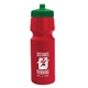 a red bottle & green lid the cyclist - 24 oz bike bottle