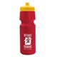 a red bottle & yellow lid the cyclist - 24 oz bike bottle