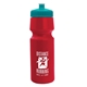 a red bottle & teal lid the cyclist - 24 oz bike bottle