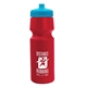 a red bottle & cyan lid the cyclist - 24 oz bike bottle
