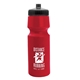 aerial view a red bottle & black lid the cyclist - 24 oz bike bottle, image 1 of 2