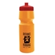 a orange bottle & red lid the cyclist - 24 oz bike bottle