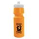 a orange bottle & white lid the cyclist - 24 oz bike bottle