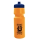 a orange bottle & navy blue lid the cyclist - 24 oz bike bottle