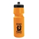 aerial view a orange bottle & black lid the cyclist - 24 oz bike bottle, image 1 of 2