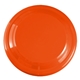 aerial view a bright orange polypropylene 9 child safe flyer, image 1 of 2
