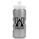 a silver bottle & white lid mini peak - 22 oz tritan(tm) metalike bottle with pushpull lid