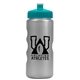 a silver bottle & teal lid mini peak - 22 oz tritan(tm) metalike bottle with pushpull lid