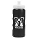 a metallic black bottle & white lid mini peak - 22 oz tritan(tm) metalike bottle with pushpull lid