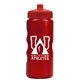 a metallic red bottle & red lid mini peak - 22 oz tritan(tm) metalike bottle with pushpull lid