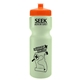 a orange 28 oz glow - in - the - dark sports bottle