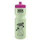 a pink 28 oz glow - in - the - dark sports bottle