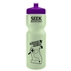 a violet 28 oz glow - in - the - dark sports bottle