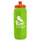 a lime green bottle & orange lid 16 oz the sport pint
