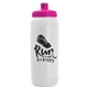 aerial view a white bottle & pink lid 16 oz the sport pint, image 1 of 2