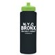 a black bottle & lime green lid the athlete - 32 oz sports premium bottle
