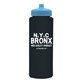 a black bottle & cyan lid the athlete - 32 oz sports premium bottle