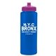 a blue bottle & pink lid the athlete - 32 oz sports premium bottle