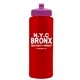 a red bottle & pink lid the athlete - 32 oz sports premium bottle