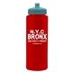 a red bottle & teal lid the athlete - 32 oz sports premium bottle