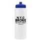 a white bottle & royal blue lid the athlete - 32 oz sports premium bottle
