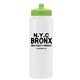 a white bottle & lime green lid the athlete - 32 oz sports premium bottle