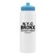 a white bottle & cyan lid the athlete - 32 oz sports premium bottle