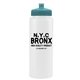 a white bottle & teal lid the athlete - 32 oz sports premium bottle
