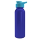 a blue bottle & cyan lid terrain - 24 oz metallike bottle with drink thru lid