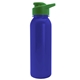 a blue bottle & green lid terrain - 24 oz metallike bottle with drink thru lid