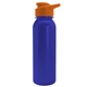 a blue bottle & orange lid terrain - 24 oz metallike bottle with drink thru lid