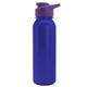 a blue bottle & violet lid terrain - 24 oz metallike bottle with drink thru lid