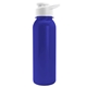 a blue bottle & white lid terrain - 24 oz metallike bottle with drink thru lid
